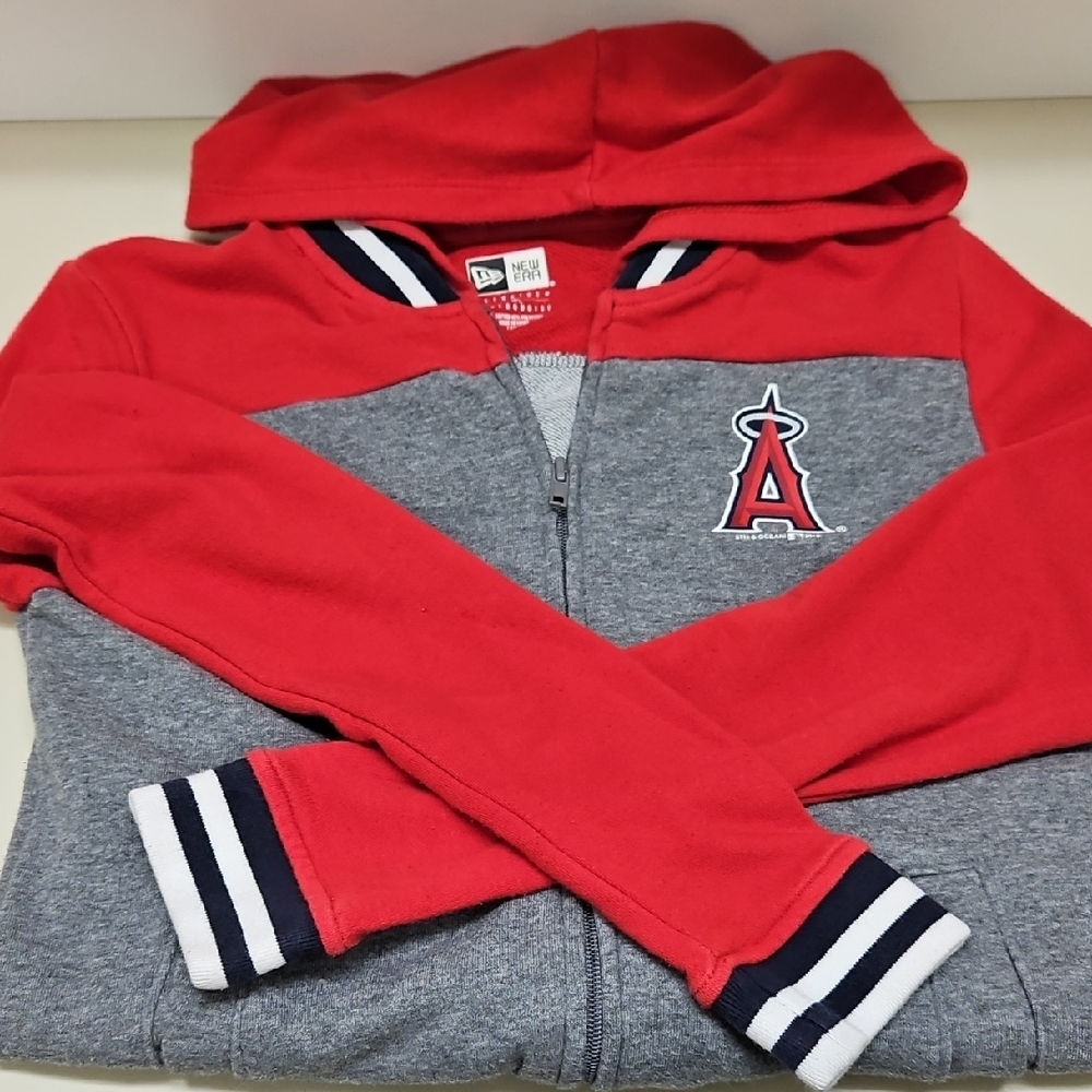 New Era Red and Gray Kids Hoodie